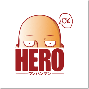 Bald Hero OPM Anime Fanart Posters and Art